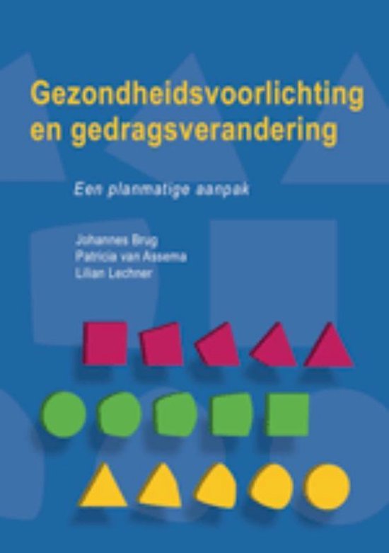 Gezondheidsvoorlichting en gedragsverandering — boekomslag