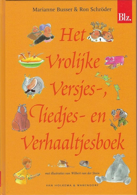 Vrolijke versjes, liedjes en verhaaltjesboek — boekomslag