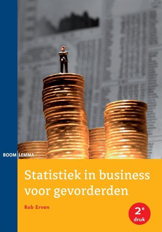 Statistiek in business voor gevorderden — boekomslag