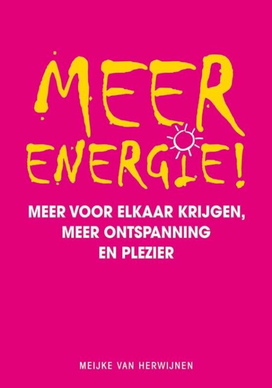 Meer energie! — boekomslag