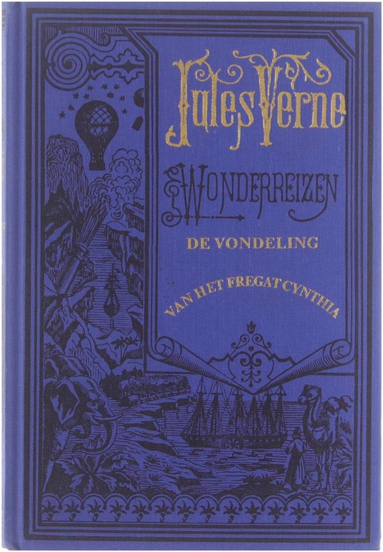 Jules Vernes Wonderreizen: De Vondeling van het Fregat Cynthia — boekomslag