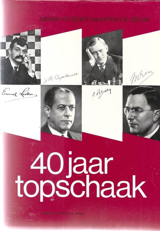 40 jaar topschaak 1900-1940 — boekomslag