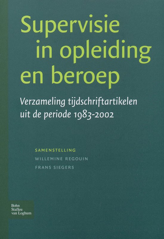 Supervisie in opleiding en beroep — boekomslag