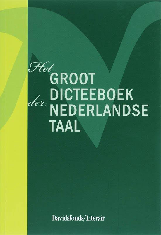 Het Groot Dicteeboek Der Nederlandse Taal — boekomslag