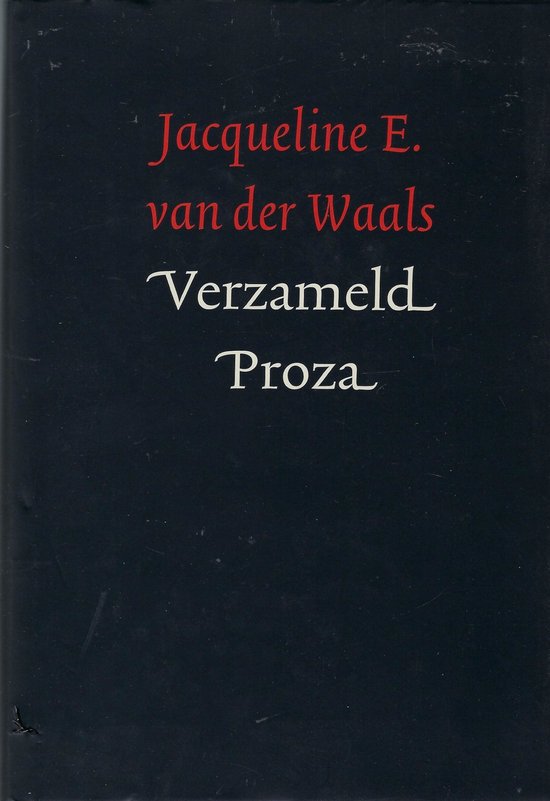 Verzameld proza — boekomslag