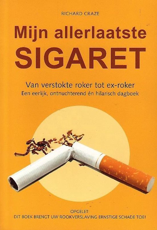 Mijn allerlaatste sigaret — boekomslag