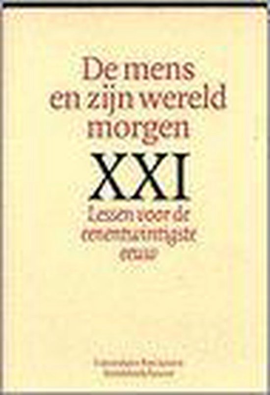 De mens en zijn wereld morgen — boekomslag