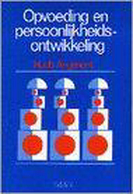 Opvoeding en persoonlijkheidsontwikkeling — boekomslag