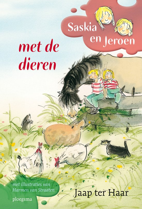 Saskia En Jeroen Met De Dieren — boekomslag