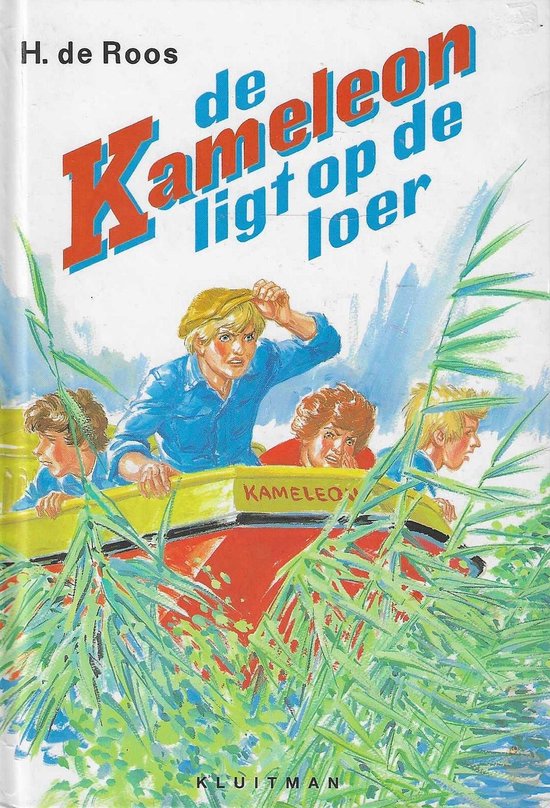 De kameleon ligt op de loer — boekomslag