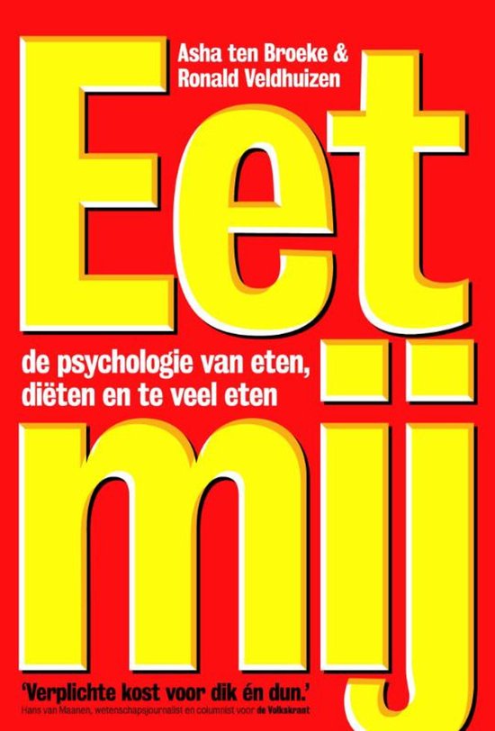 Eet mij — boekomslag