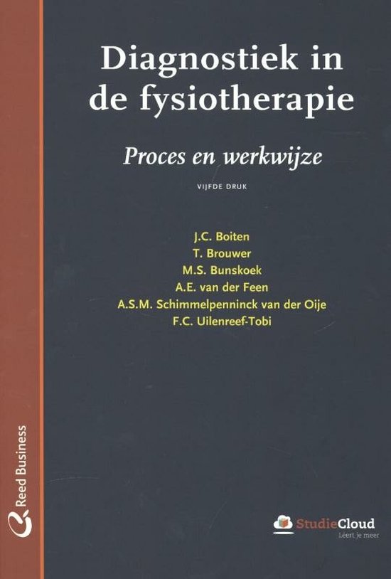 Diagnostiek in de fysiotherapie — boekomslag
