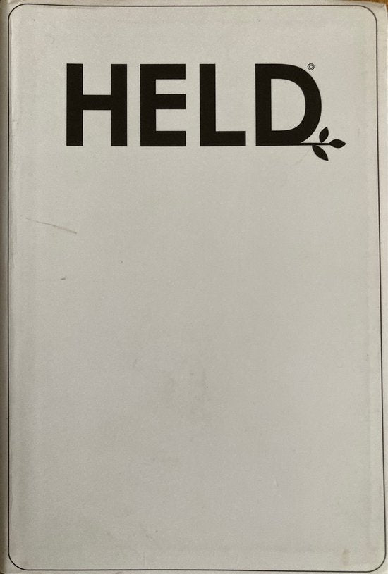 Held — boekomslag