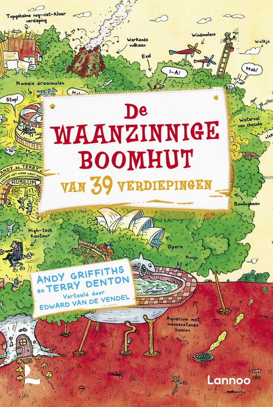 De waanzinnige boomhut 3 - De waanzinnige boomhut van 39 verdiepingen — boekomslag