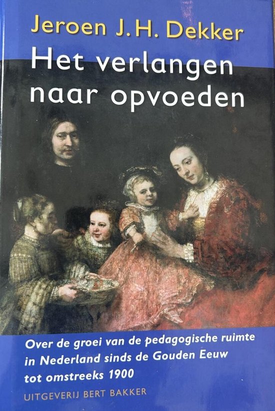 Het Verlangen Naar Opvoeden — boekomslag