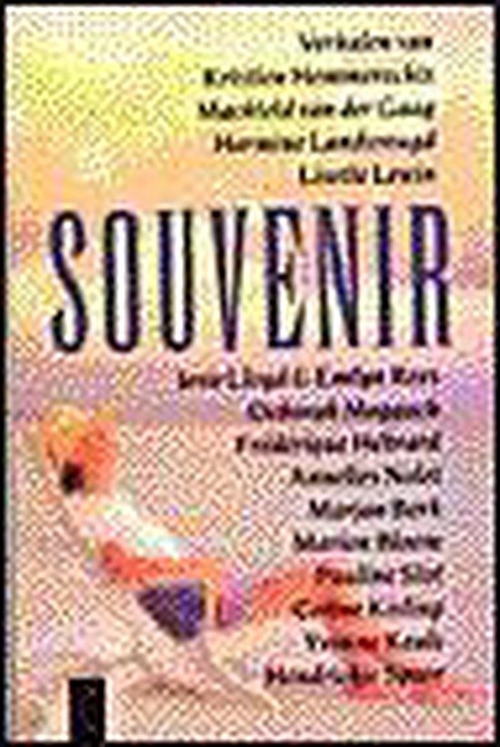 Souvenir — boekomslag