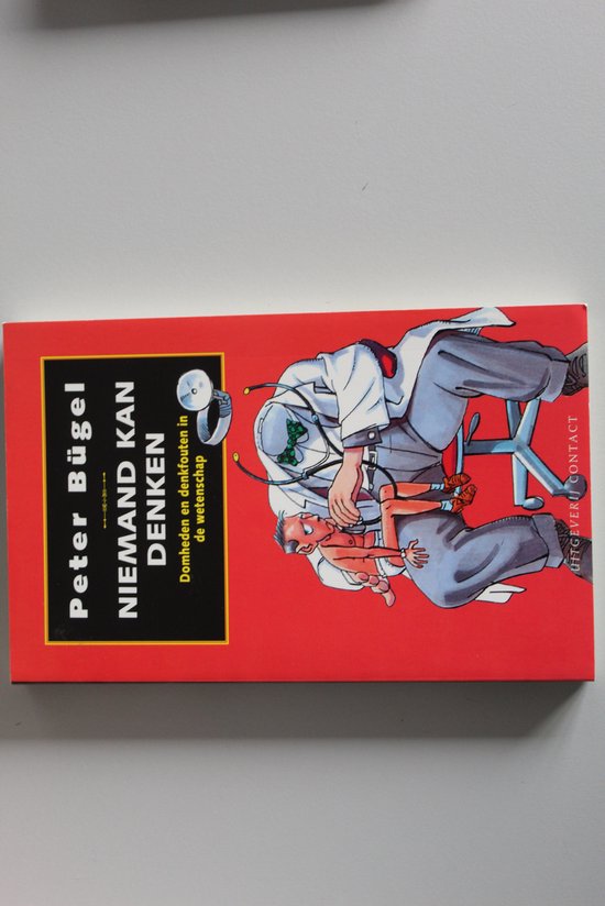Niemand kan denken — boekomslag