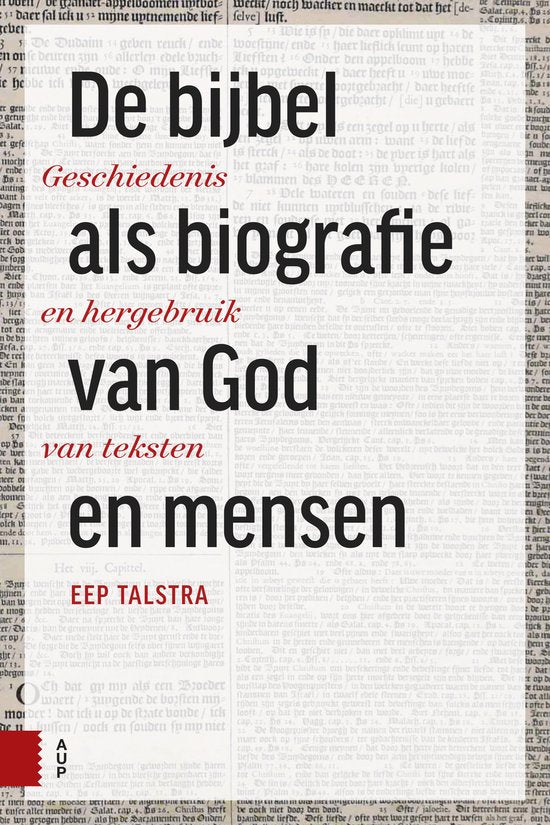 De Bijbel als biografie van God en mensen — boekomslag