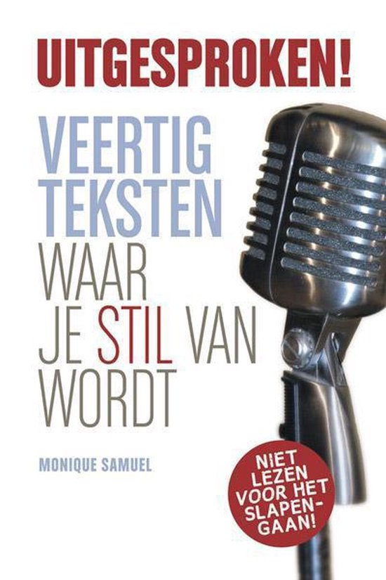 Uitgesproken! — boekomslag