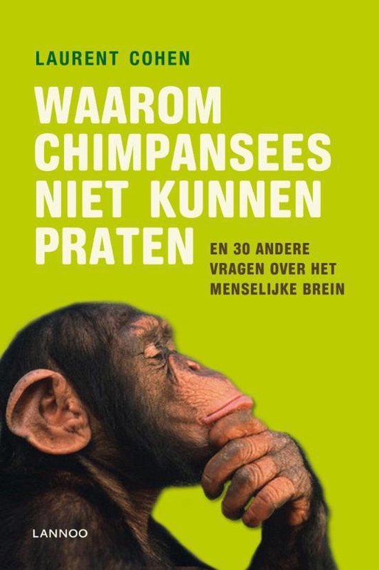 Waarom chimpansees niet kunnen praten — boekomslag