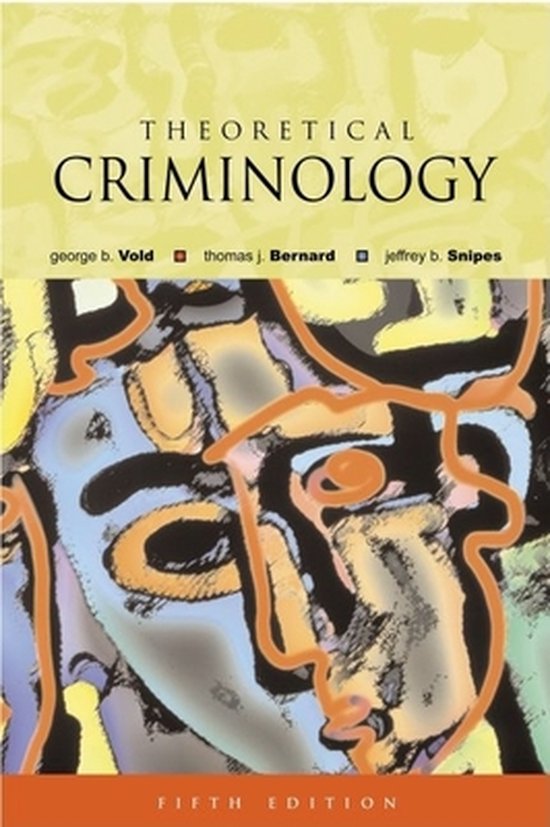 Theoretical Criminology — boekomslag
