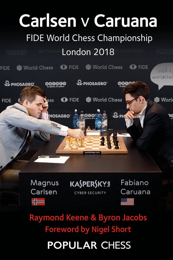 Carlsen v Caruana — boekomslag