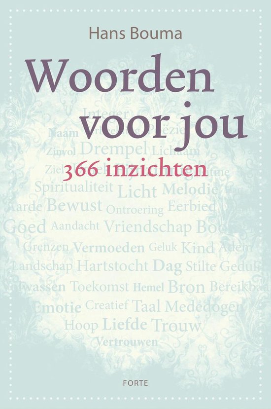 Woorden voor jou — boekomslag