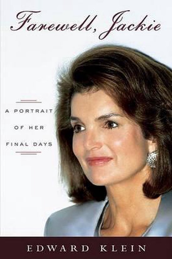 Farewell, Jackie: A Portrait of Her Final Days — boekomslag