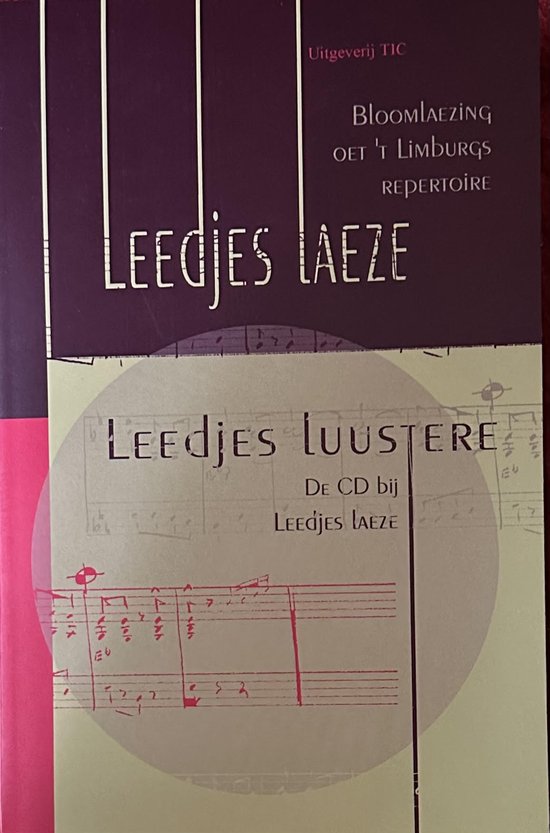 Leedjes laeze leedjes luustere met cd — omslag