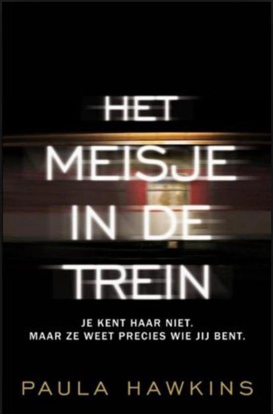 Het meisje in de trein — boekomslag