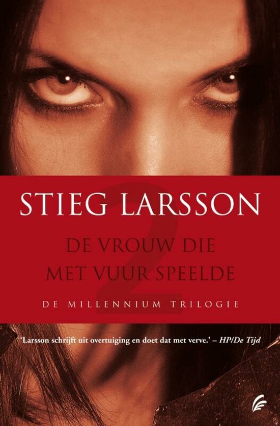 De vrouw die met vuur speelde — boekomslag