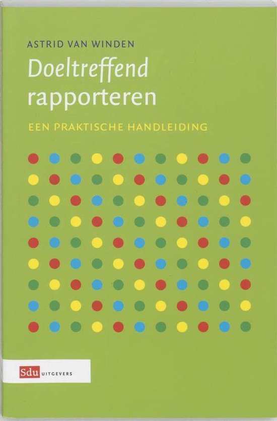 Doeltreffend rapporteren — boekomslag