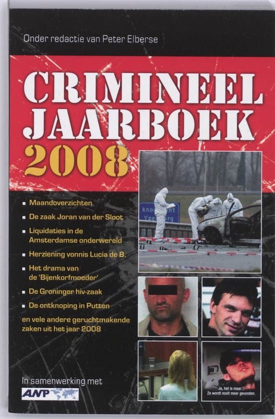 Crimineel Jaarboek 2008 — boekomslag