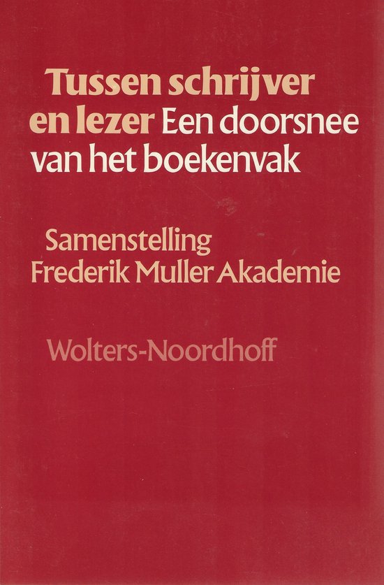 Tussen schrijver en lezer — omslag