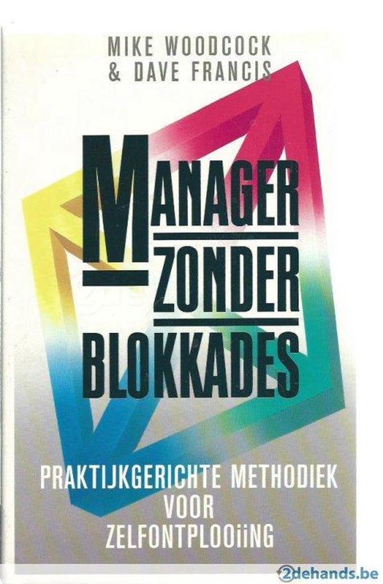 Manager zonder blokkades — boekomslag