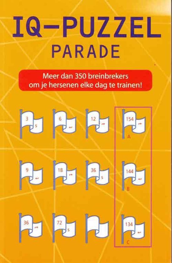 IQ-PUZZEL PARADE — boekomslag