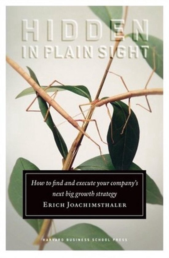 Hidden in Plain Sight — boekomslag