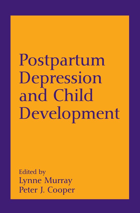 Postpartum Depression and Child Development — boekomslag
