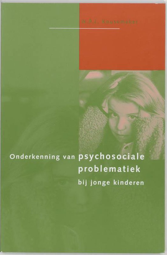 Onderkenning van psychosociale problematiek bij jonge kinderen — omslag