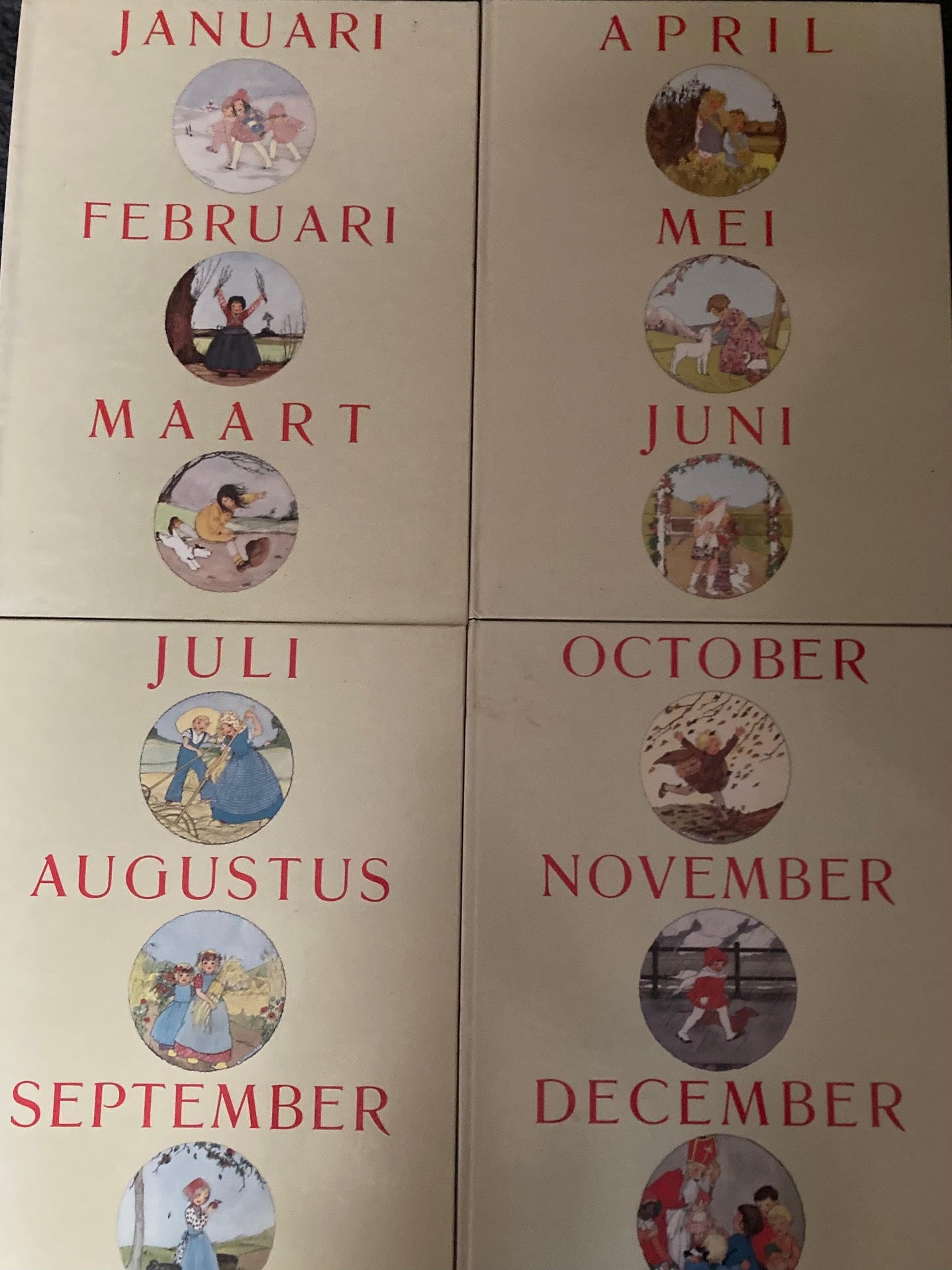 Het hele jaar door - Rie Cramer - 4 deeltjes