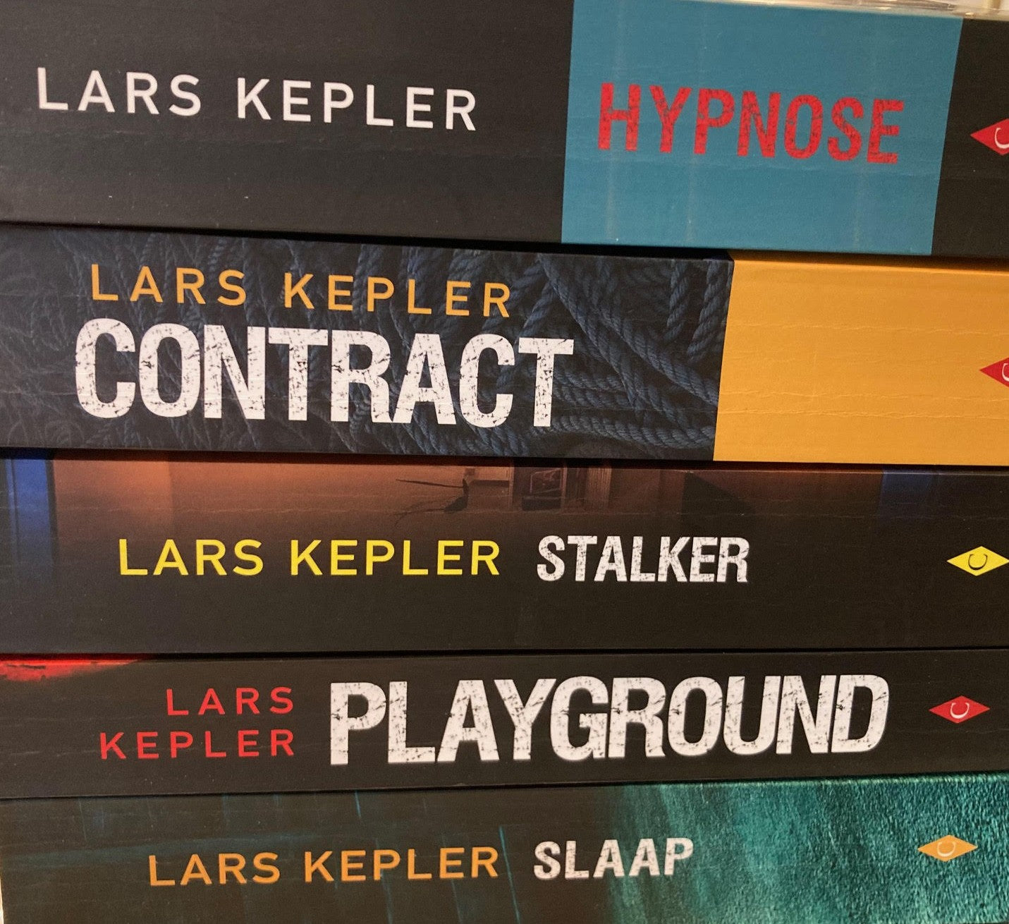 Hypnose - Contract - Stalker - Playground - Slaap - Lars Kepler
