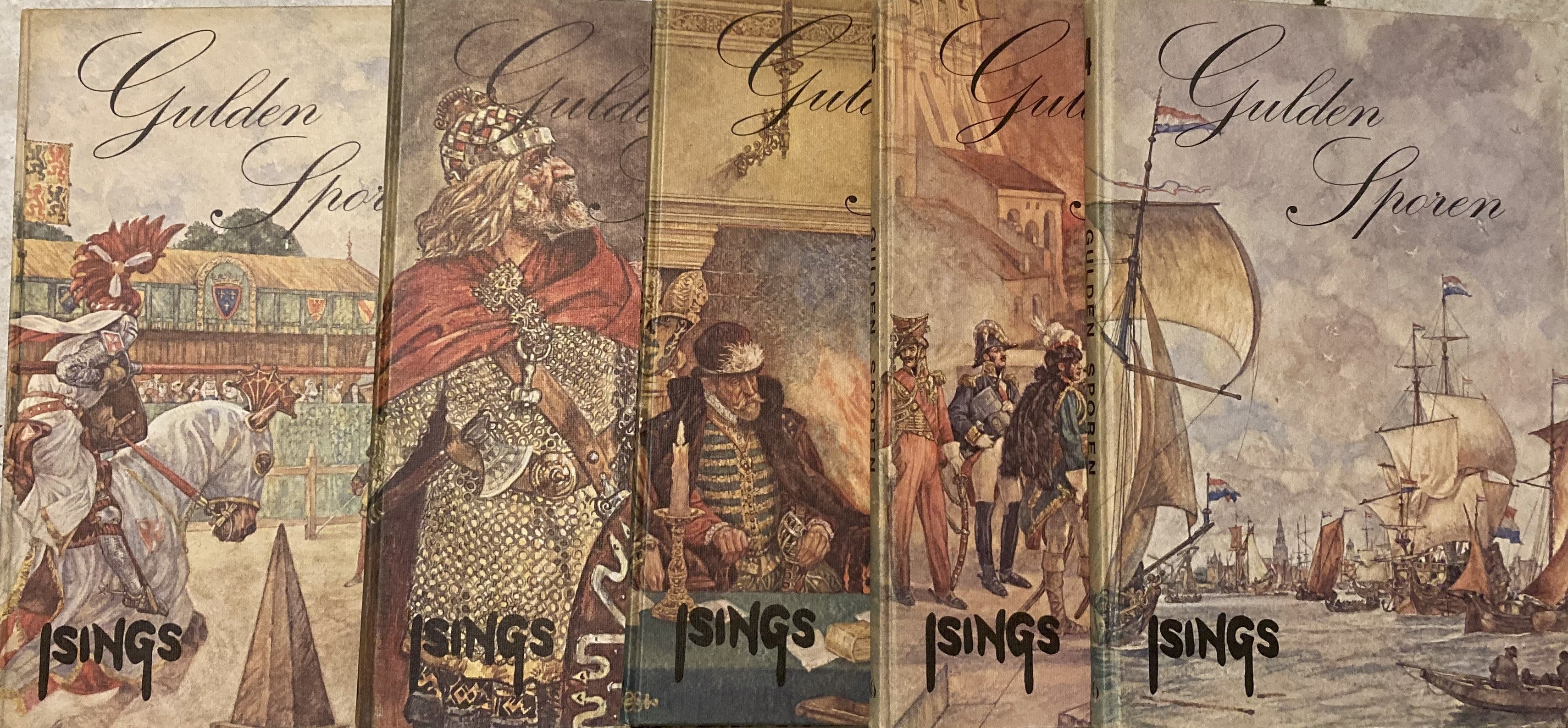 Gulden Sporen - J.H. Isings deel 1 t/m 5