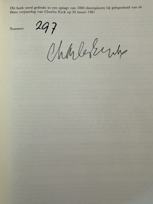 "Mijn vacantie in de witte dalen van St. Annadal". - Charles Eyck