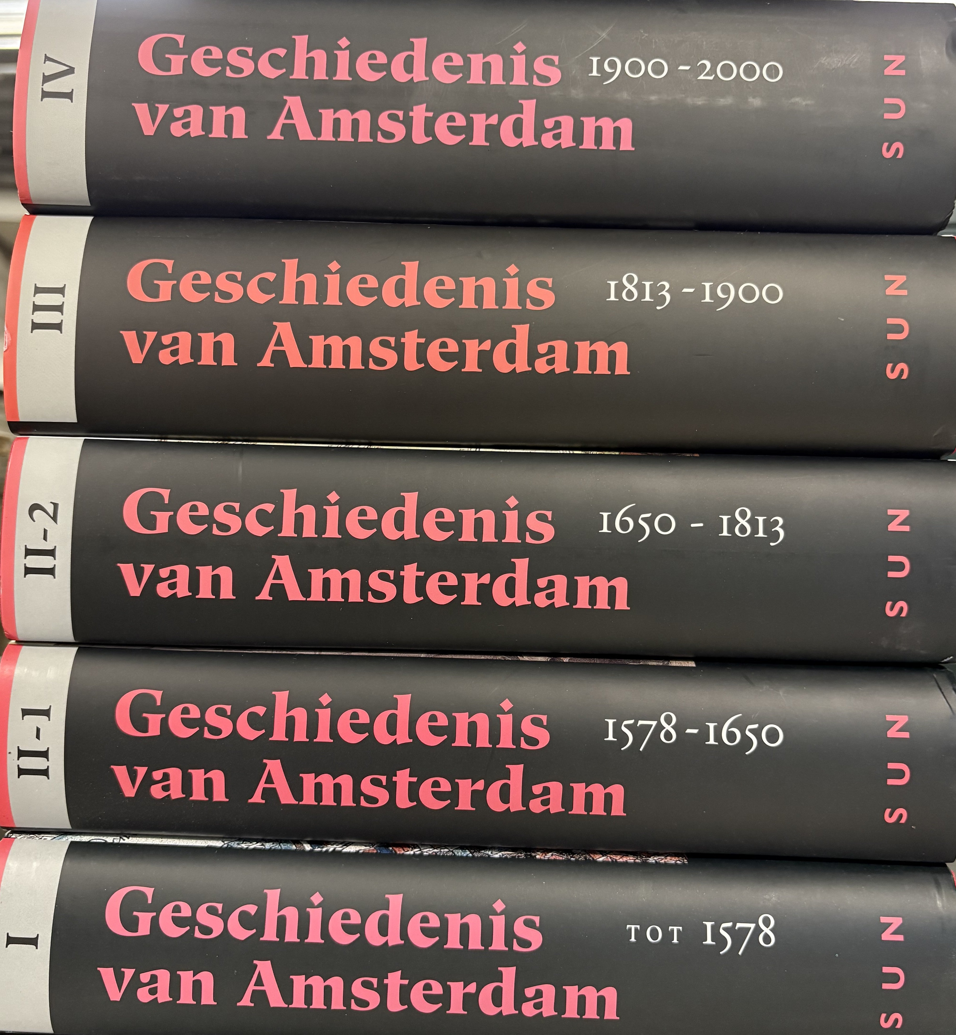 De Geschiedenis van Amsterdam deel 1 t/m 5 - Marijke Carasso-Kok, e.a.