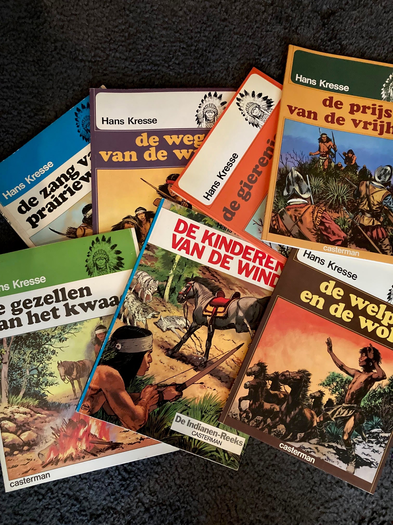 Hans Kresse - indianenreeks 7 delen