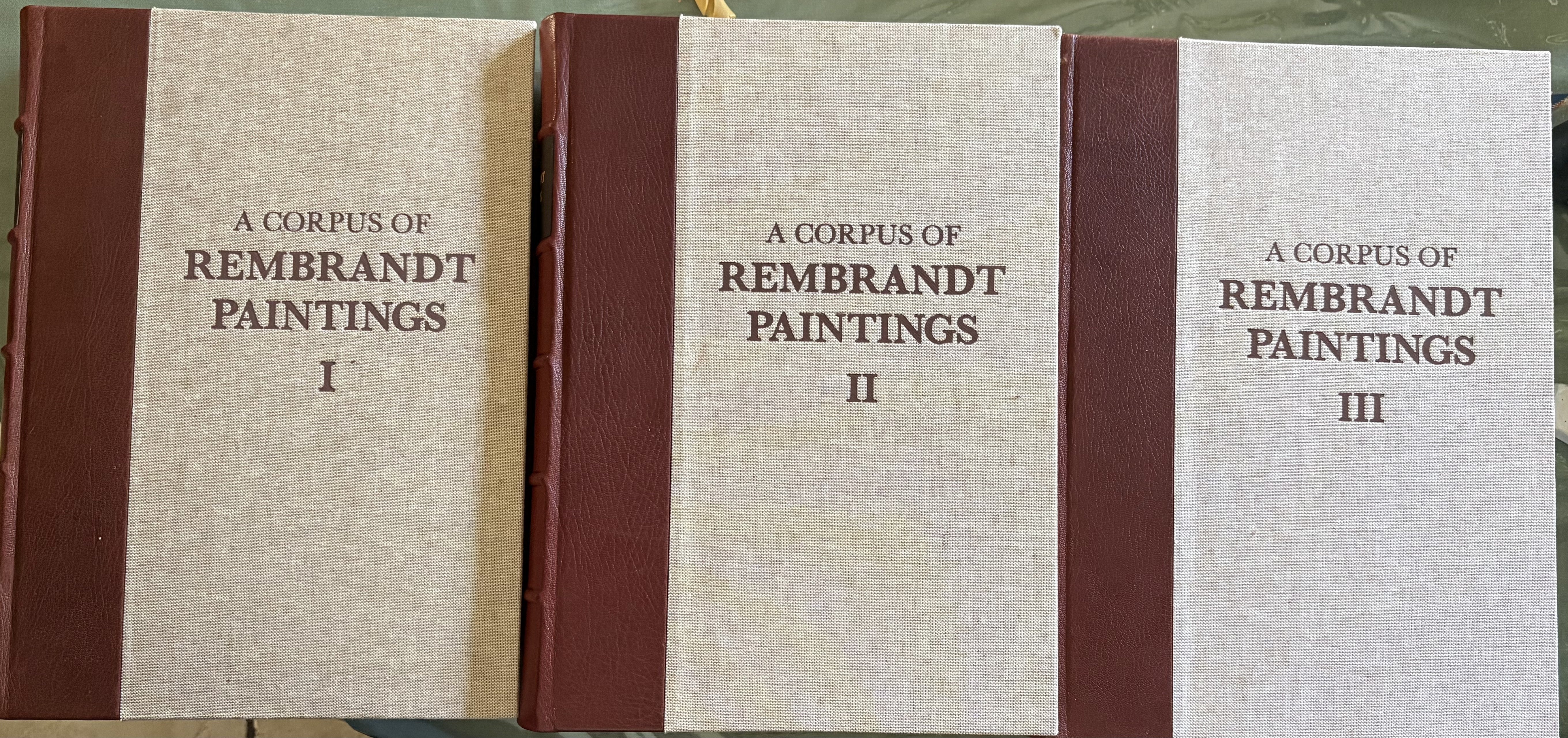 A Corpus Rembrandt Paintings deel 1 t/m 3