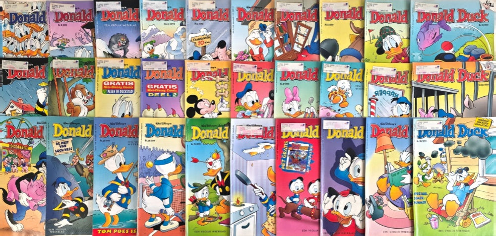 Donald Duck Weekblad - Volledige Jaargang 1999 (Nummer 1 t/m 52