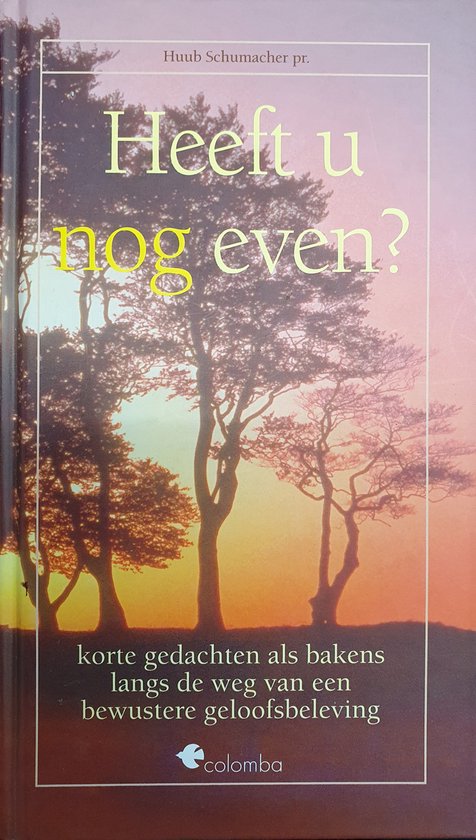 Heeft u nog even? — boekomslag
