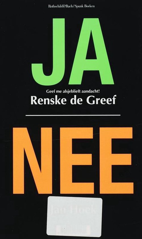 Ja Nee — boekomslag
