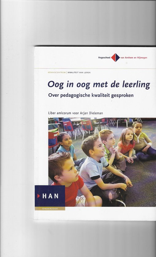 Oog in oog met de leerling — boekomslag